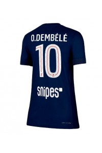 Paris Saint-Germain Ousmane Dembele #10 Jalkapallovaatteet Naisten Kotipaita 2025-26 Lyhythihainen